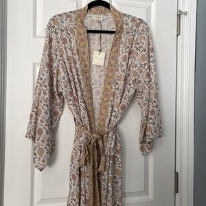 World Market floral robe